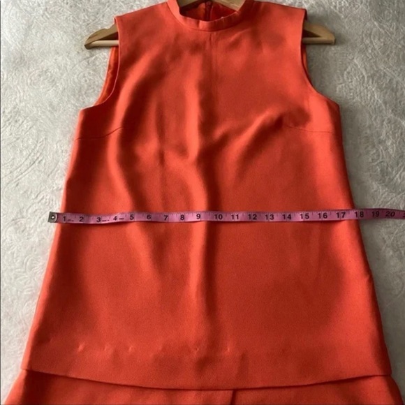 NWT Finders Keepers Orange Structured Mini Dress - Picture 5 of 10